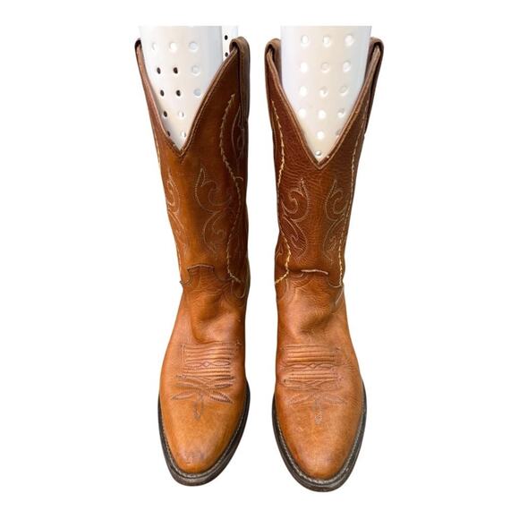 Justin Classic Western Cowboy Boot Golden Saltillo Women size 7 B - Picture 2 of 7